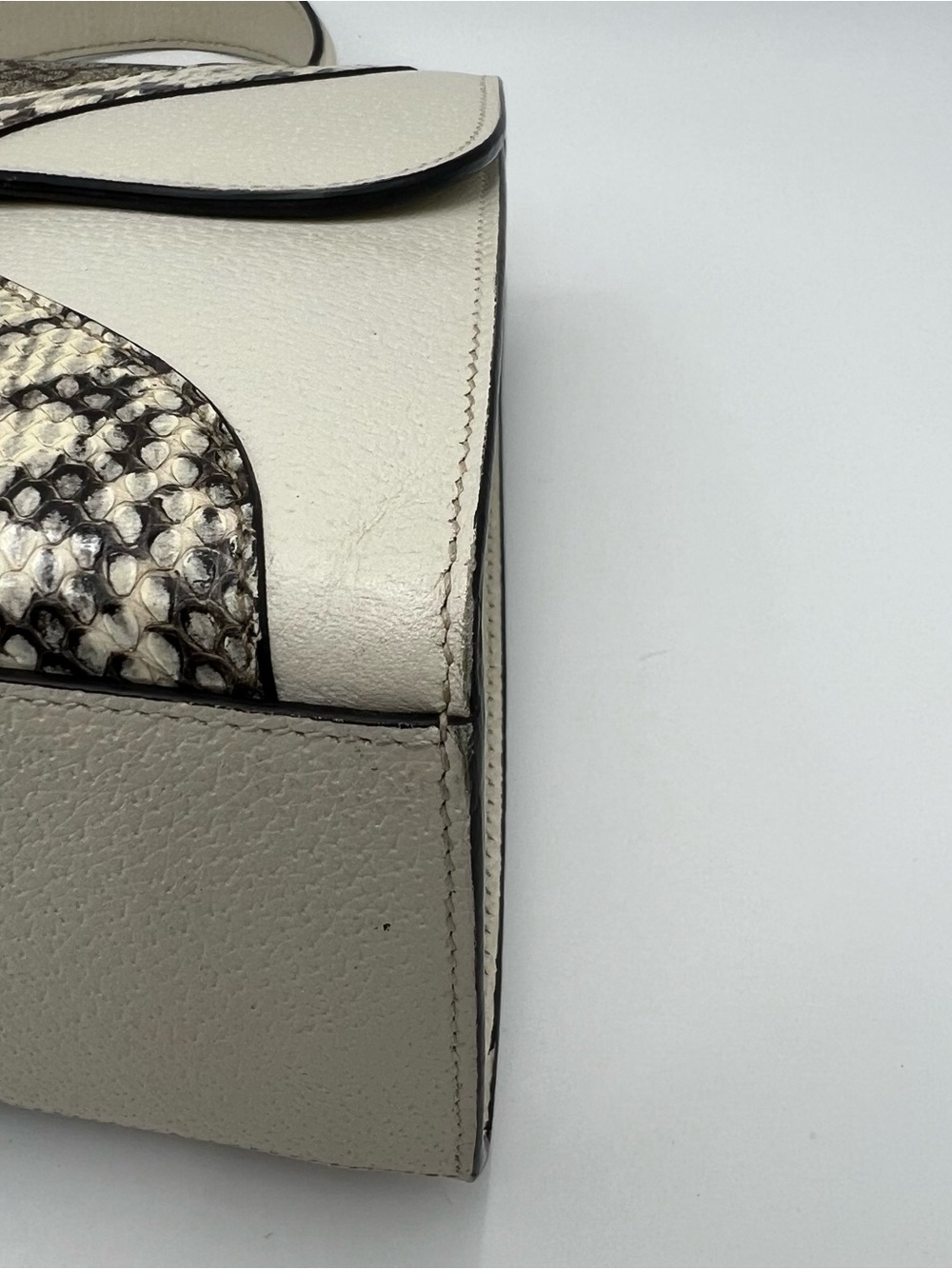 Gucci Osiride Top-handle Crossbody in beige Python&calfskin&canvas gold hardware - Picture 8 of 16
